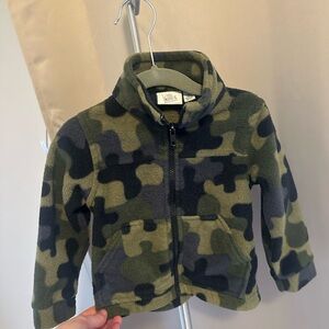 Kids Camo Fleece Jacket